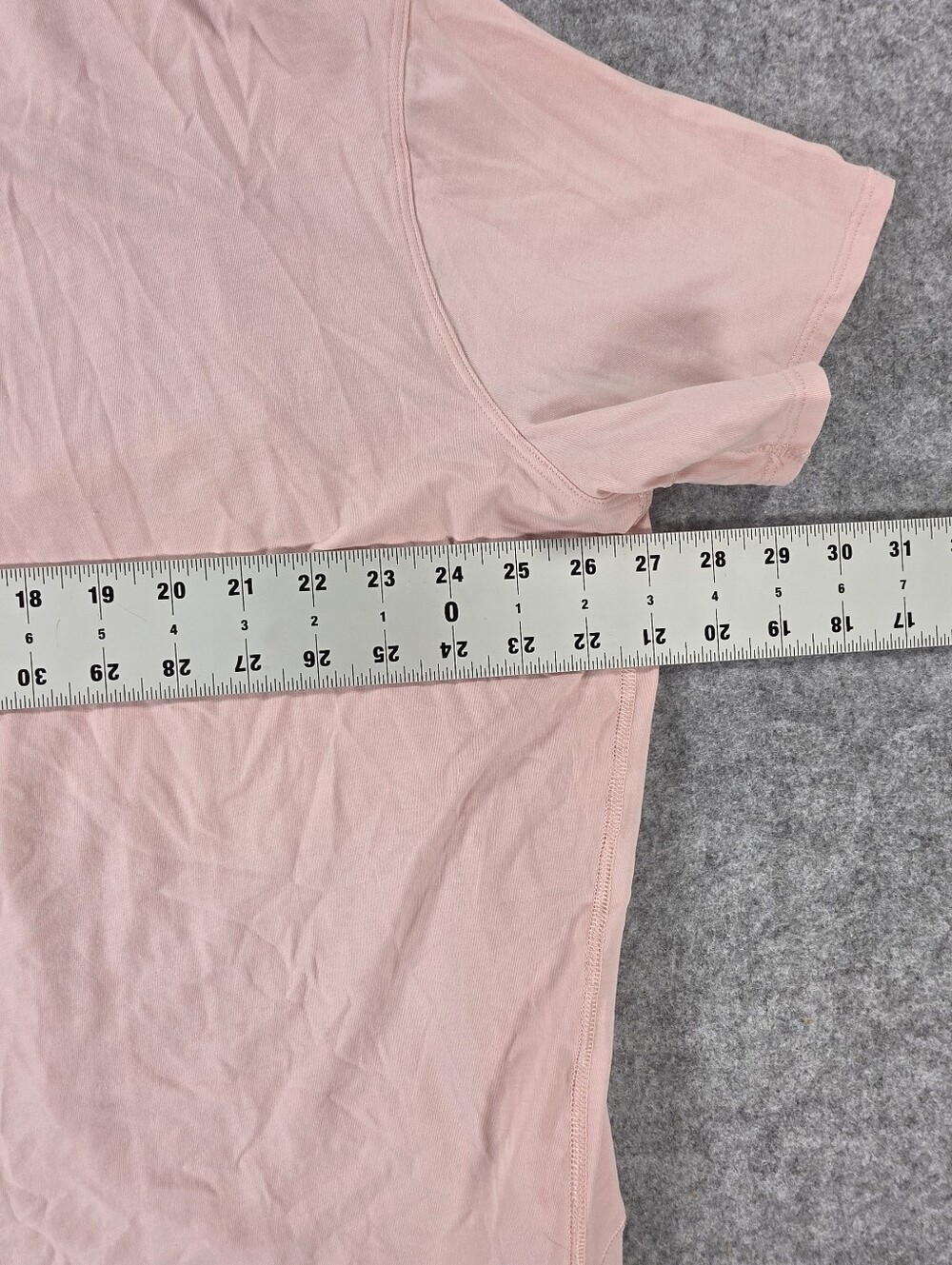 lululemon women's short sleeve tee - blush pink Shirt Top Sz 16 - Picture 3 of 5